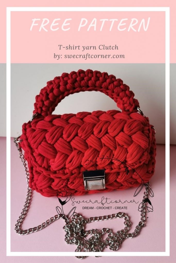 T-Shirt Yarn Free Crochet Bag Crochet Patterns  Crochet purse patterns,  Free crochet bag, Crochet bag pattern