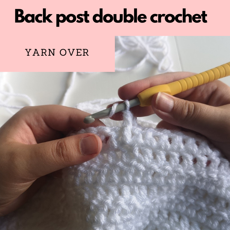 How to make a back post double crochet Swecraftcorner