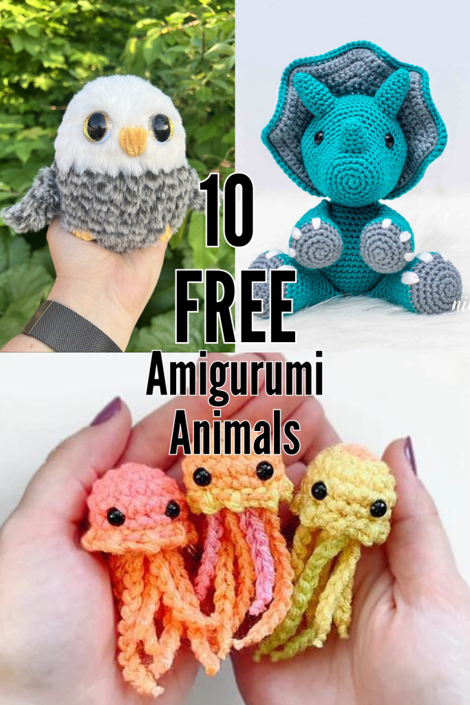 10 ami animals 2 683x1024 - 10 Awesome FREE Amigurumi Animal Crochet Patterns!