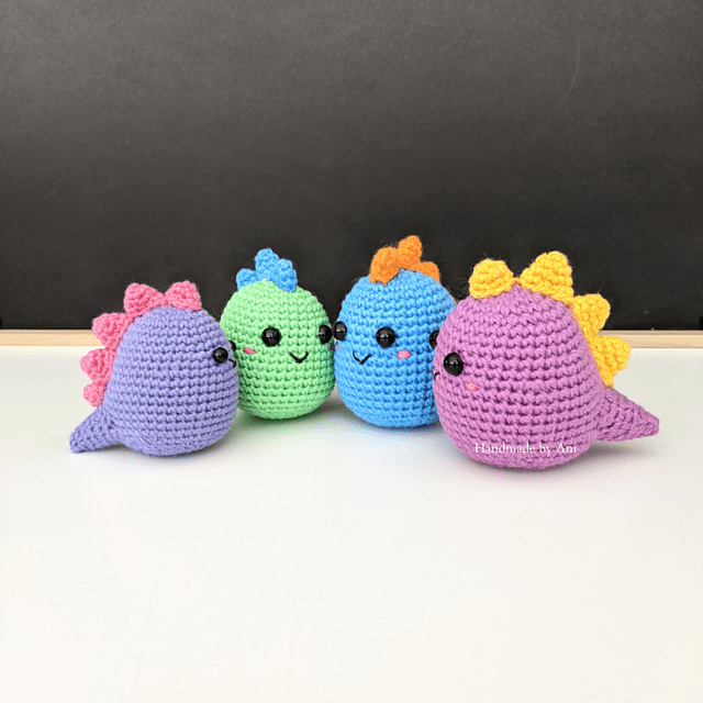 Mini dinos medium2 - 10 Awesome FREE Amigurumi Animal Crochet Patterns!